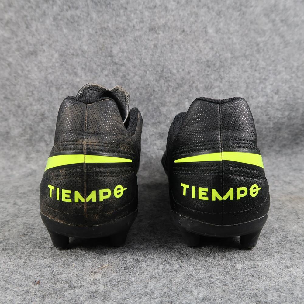 Nike Shoes Kids 2 Soccer Cleats Jr Tiempo Legend 8 Club MG Black Volt Lace Up - Picture 5 of 12